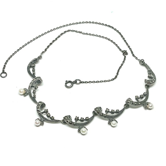 Vintage Art Nouveau Style Necklace - Picture 1 of 8